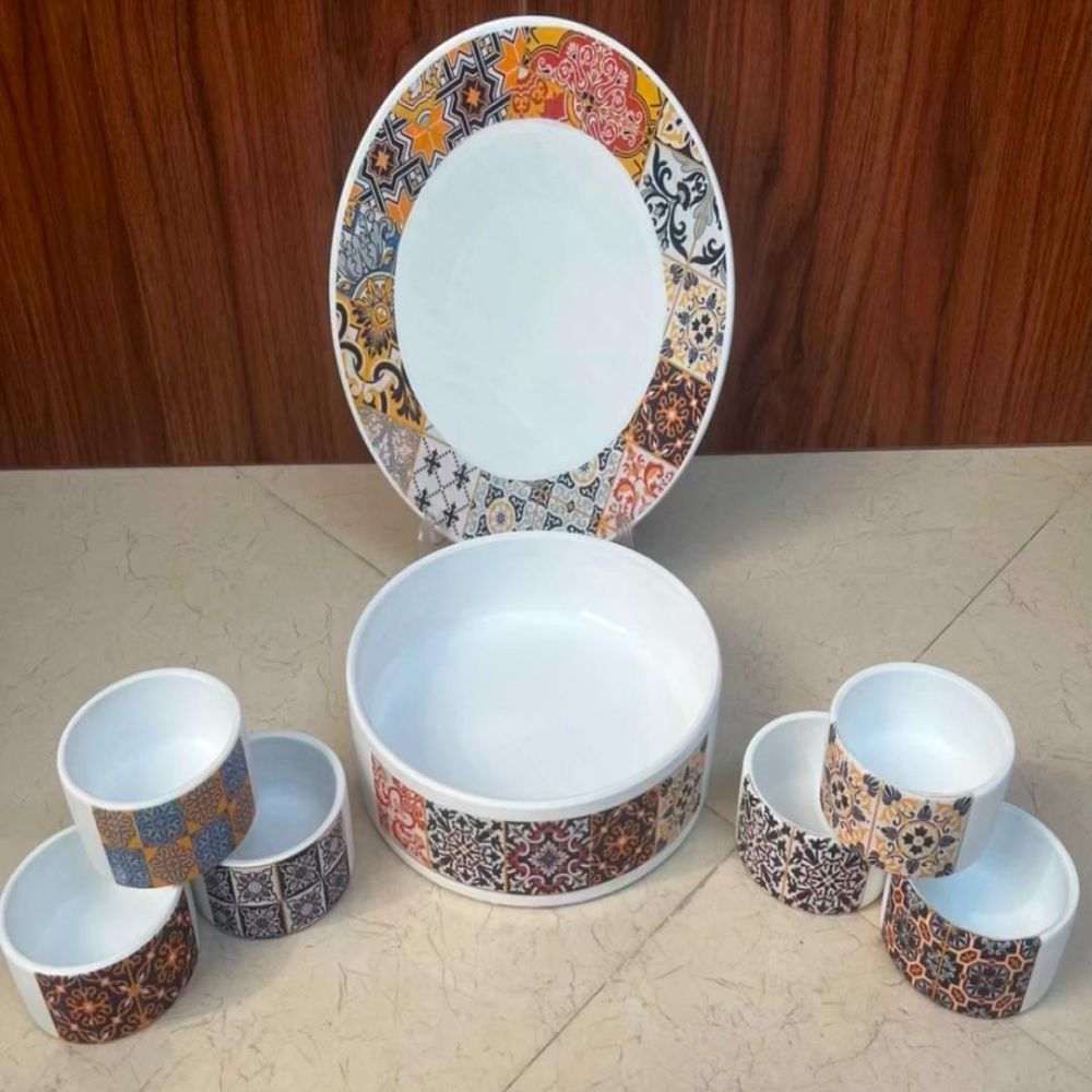 سفره هفت سین ، مجموعه 8 تکه، 7 سین طرح کلاسیک